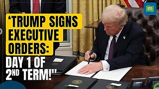 President Donald J. Trump Signs Executive Orders While Answering Questions From Media