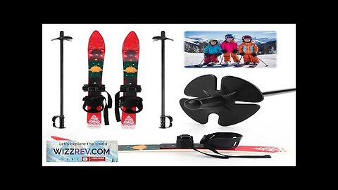 Children Ski Board with 1Pair Ski Poles Children Outdoor Sport Snowboard Professional Review