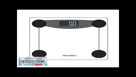 Smart Digital Body Weight Bathroom Scale with Step-On Technology LCD Backlit Display Review