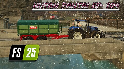 January Blizzard. Selling Corn. Cultivating Contract. |4k| HUTAN PANTAI EP. 104 | Farming Simulator 25