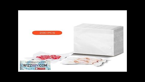 Vacuum Sealer Bags 200 PCS 8 x 12 Inch Non-BPA Food Grade Review