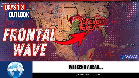 🚨 March 7: Severe Storms Target East Texas to Gulf Coast!