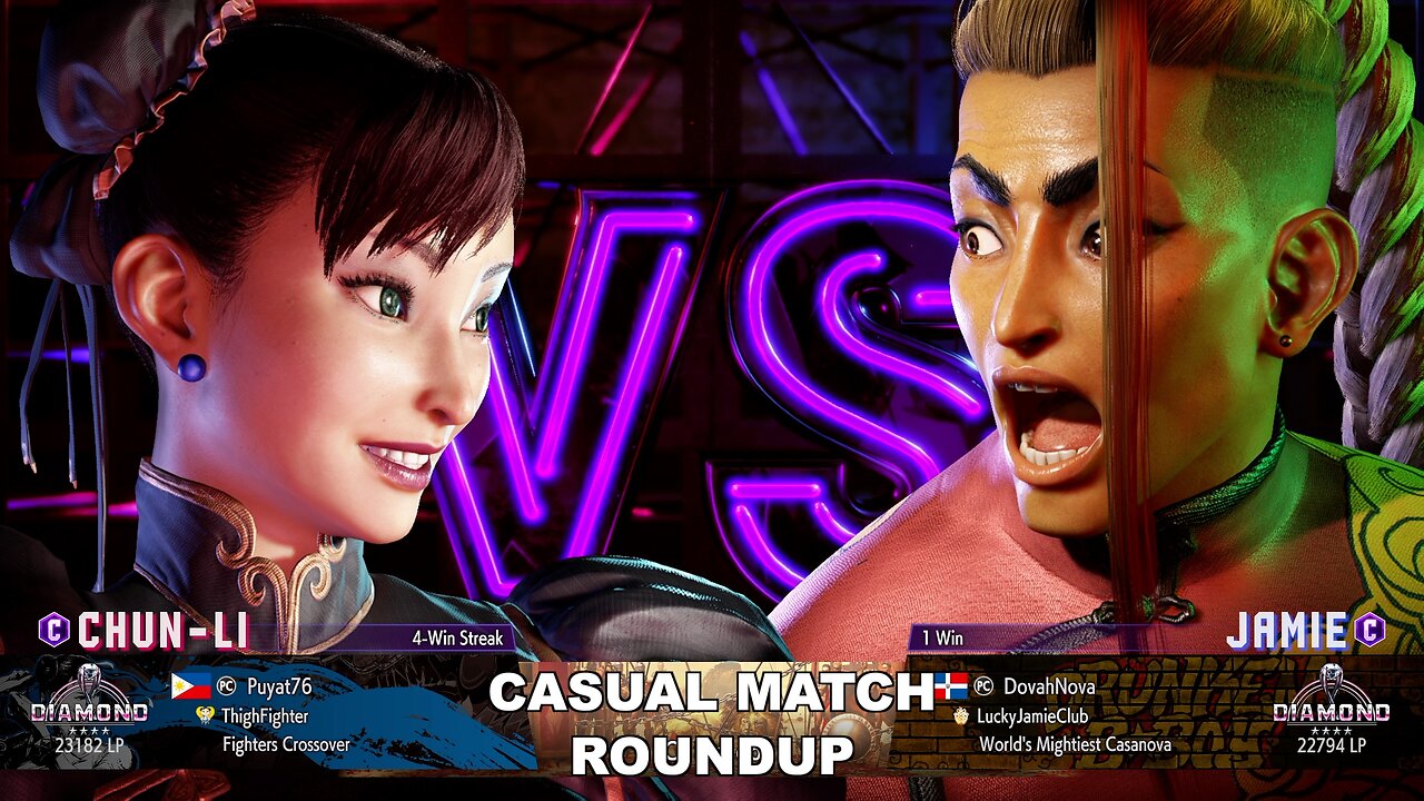 Kuya Kalbo SF6 Casual Match Roundup. Chun Li 4 star Diamond Rank [Hori Fight Stick]