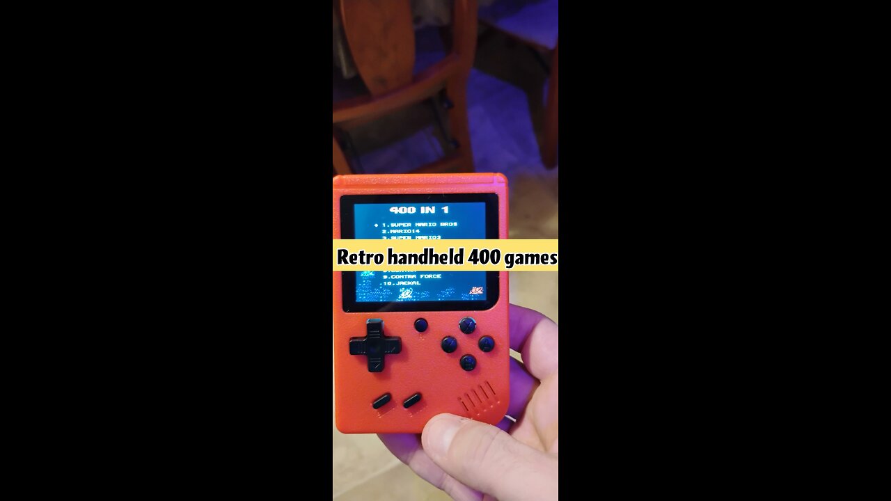 retro handheld games system 400 in 1 quick unboxing