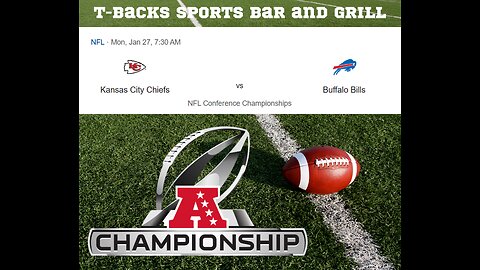 T-Backs Sports Bar and Grill Sports Schedule and quesadilla special for Monday Jan 27, 2025