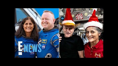 Festive Photo Raises Questions Over Stranded Astronauts’ Timeline | E! News