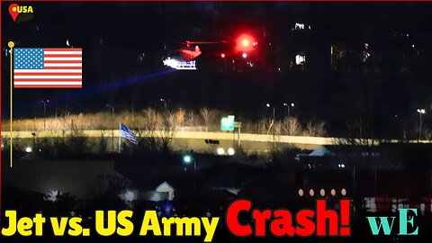 Fatal Collision Between American Airlines Regional Jet & US Army Helicopter Ronald Reagan Airport