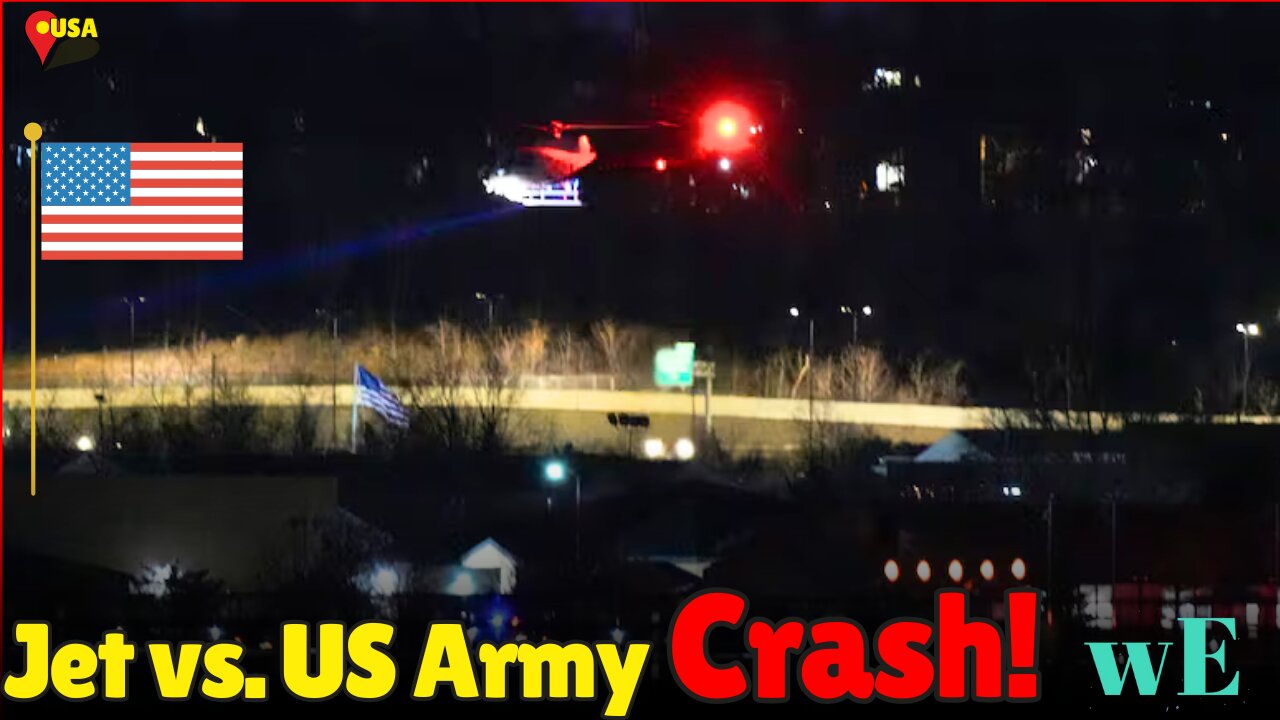 Fatal Collision Between American Airlines Regional Jet & US Army Helicopter Ronald Reagan Airport