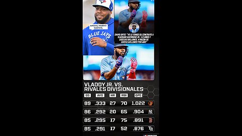 600 MILLONES PARA VLADIMIR GUERRERO JR