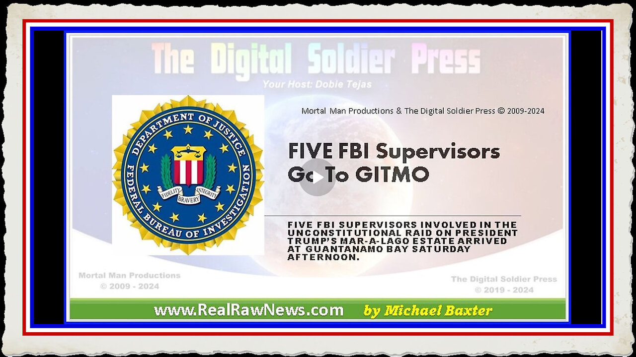 5 Fired FBI Supervisors Arrested by JAG and Taken to GITMO