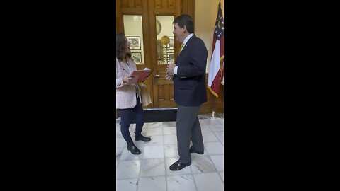 Brian Kemps floor leader has been notified