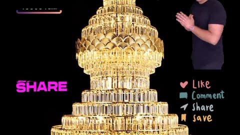 Big size decorative crystal chandelier