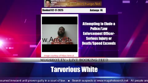 Mugshot TV - Live Arrest Booking Video Stream