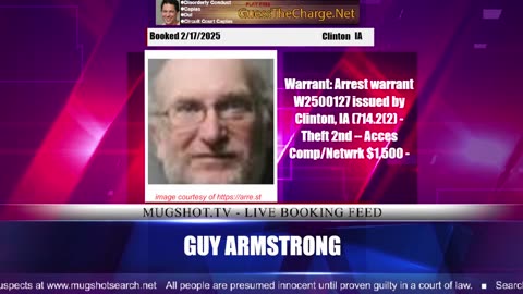 Mugshot TV - Live Arrest Booking Video Stream