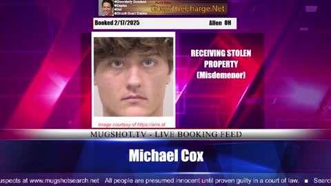 Mugshot TV - Live Arrest Booking Video Stream