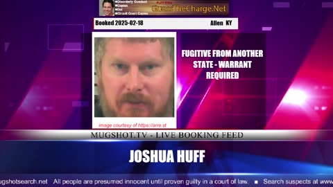 Mugshot TV - Live Arrest Booking Video Stream