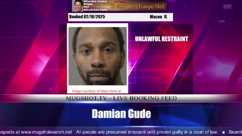 Mugshot TV - Live Arrest Booking Video Stream