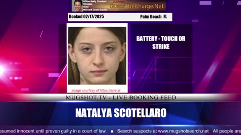 Mugshot TV - Live Arrest Booking Video Stream