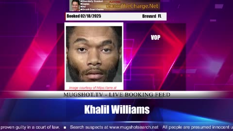 Mugshot TV - Live Arrest Booking Video Stream