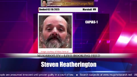 Mugshot TV - Live Arrest Booking Video Stream