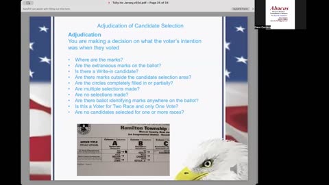 Tally Ho Jersey - Hand Counting Ballots