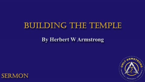 Building the Temple