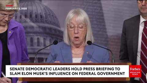 BREAKING NEWS: Top Senate Democrats Take Aim At DOGE, Accuse Musk Of Running 'Shadow Government'