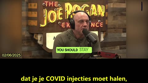 【NL】Joe Rogan: Ik kan degenen die niet toegeven dat ze het mis hadden over de COVID vaccins niet...