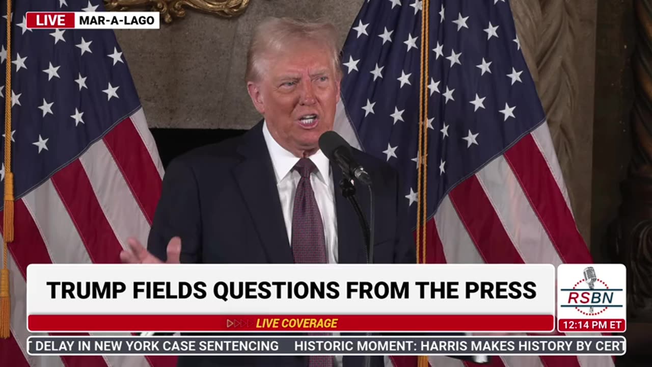 FULL SPEECH: President Donald J. Trump to Give Remarks in Palm Beach, FL - 1/7/25