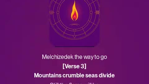 Purple Flame of Melchizedek