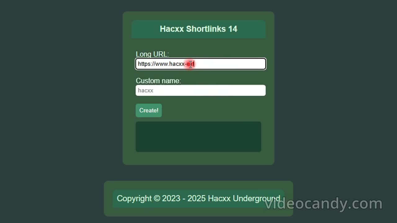 Hacxx Shortlinks 14