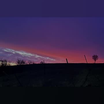 Amazing sunset in the Midwest