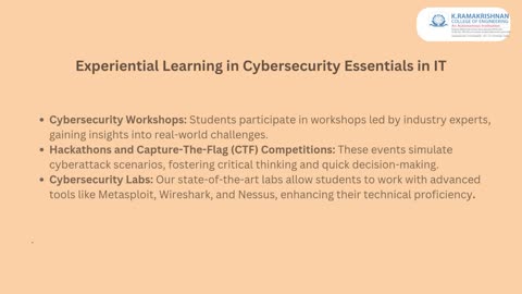 Cybersecurity Essentials in IT & Computer Science Education