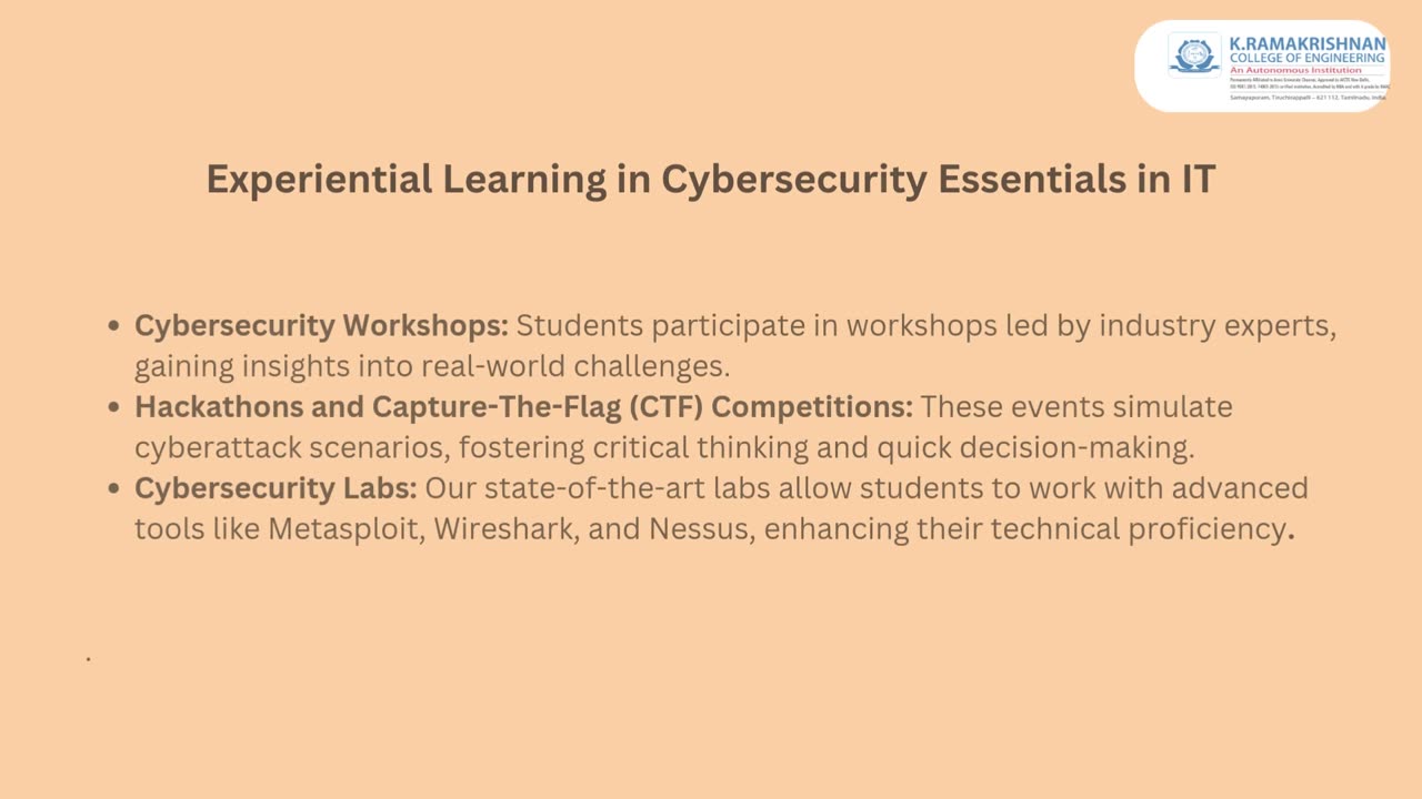 Cybersecurity Essentials in IT & Computer Science Education