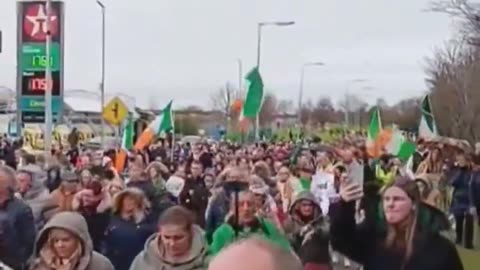 🚨 Irish patriots are hitting the streets,