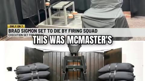 South Carolina man Brag Sigmon to be executed on Friday by firing squad.