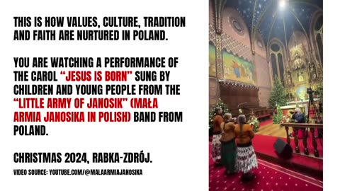 🎶 Poland! Children sing on Christmas 2024