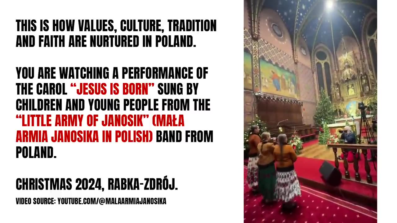 Poland! Children sing on Christmas 2024