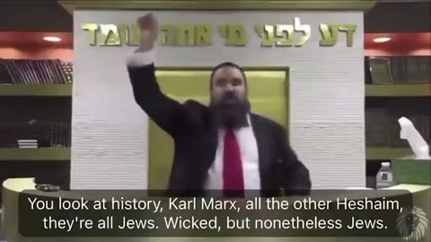 Rabbi acknowledge how communist jews destroyed Russia and Germany