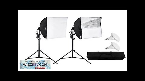 VEVOR Softbox Lighting Kit 24 in x 24 in 30W 5500K LED Review