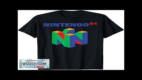 Nintendo 64 Classic Logo Retro Vintage Graphic T-Shirt T-Shirt Review