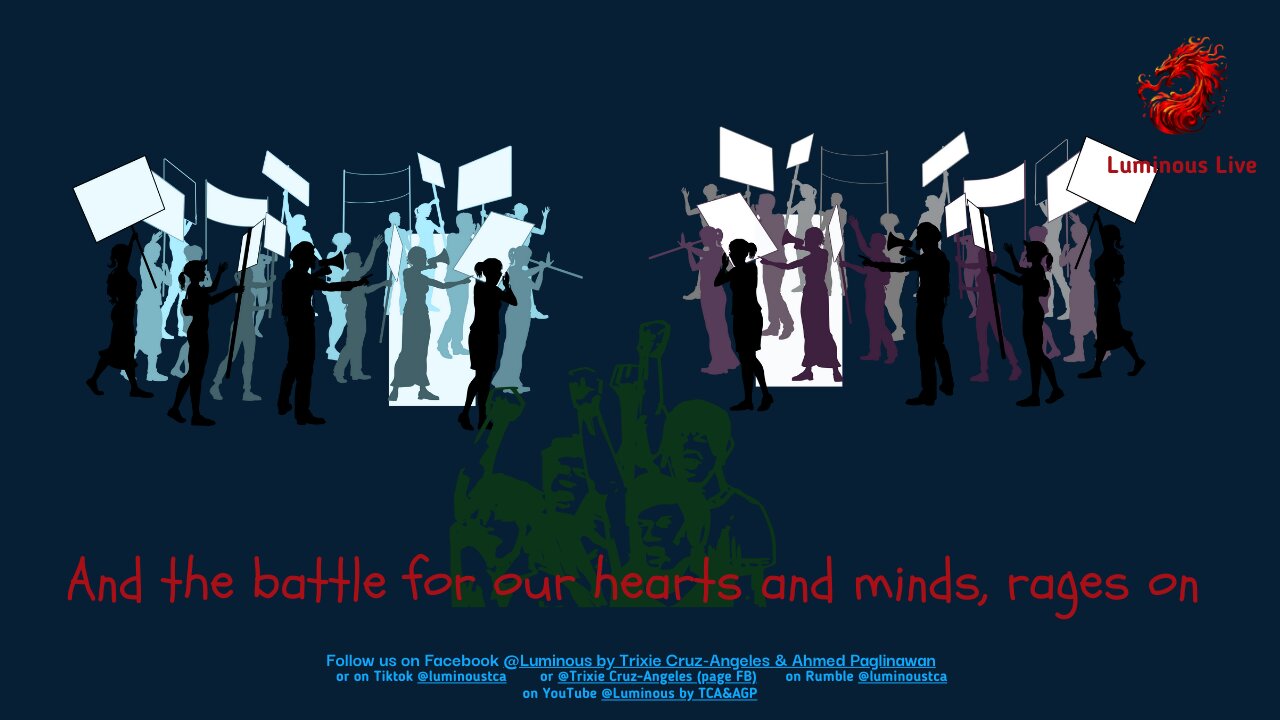 And the battle for our hearts and minds rages on