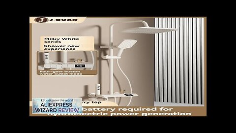 Bathroom Shower Full Set Bathtub Shower System Rain Pressurized Digital LED Review