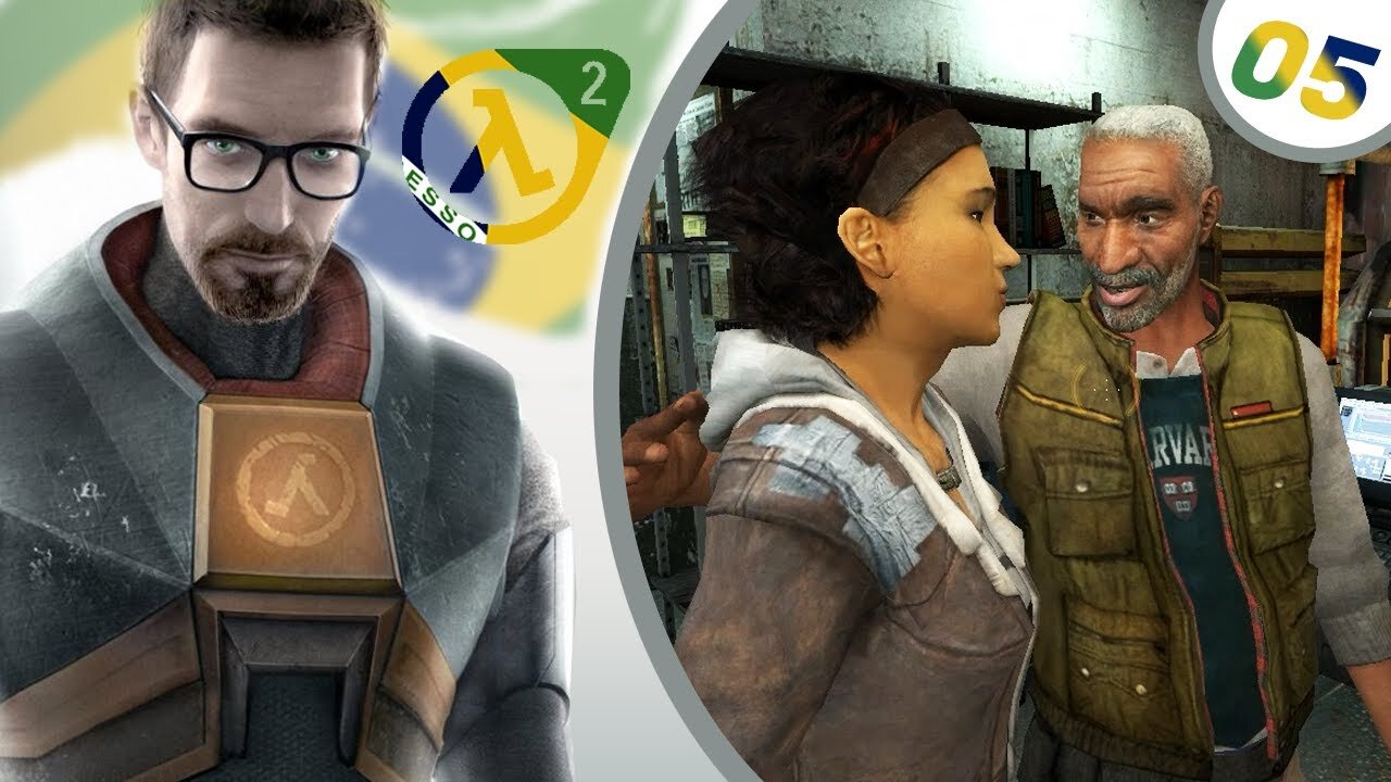 Half-life 2 (Dublado) Ep.[05] - Reencontro com Eli Vance & Gravity Gun.