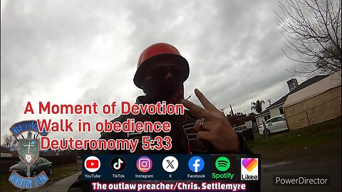 Walk in obedience Deuteronomy 5:33 a moment of devotion