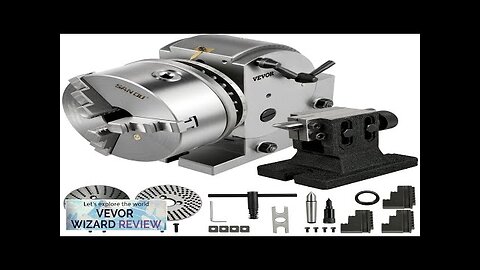 VEVOR Dividing Head BS-1 Dividing Head Set 6" 3-jaw Chuck Semi Universal Review