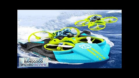 4DRC V24 Upgraded Deformable 3-in-1 EPP Flying Air Water Boat Car Land Review