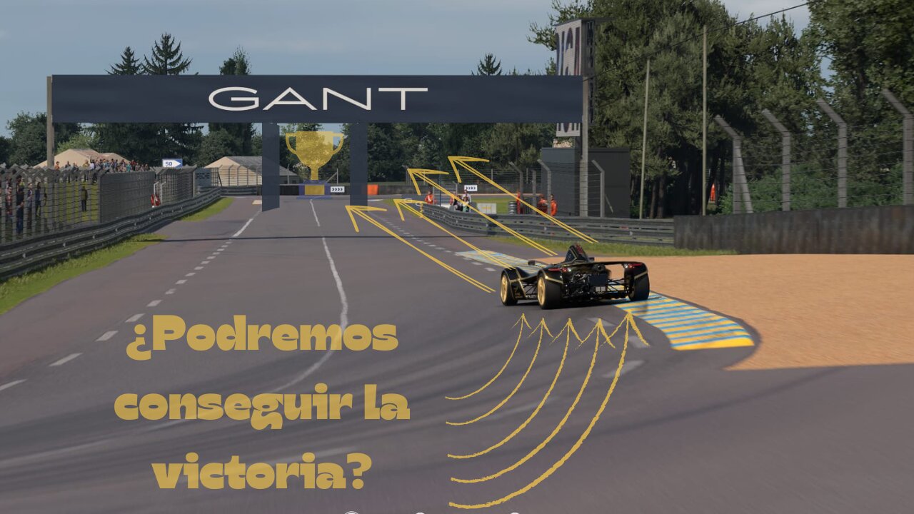 ¡¡Carrerita en el circuito de 24 horas de Le Mans con el BAC!!​🏎️​2️⃣​4️⃣​⏱️​