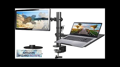 HUANUO Laptop Monitor Mount Single Monitor Desk Mount Holds 13-32 inch Computer Review