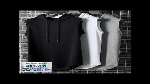 Ice Silk Summer Muscle Hoodie Vest Sleeveless Bodybuilding Gym Workout Fitness Shirt Review